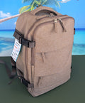 Zaino Ryanair misure cm 40x30x20 in Juta Sabbia del Deserto