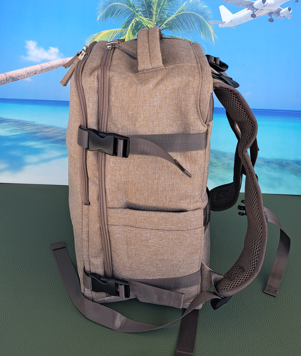 Zaino Ryanair misure cm 40x30x20 in Juta Sabbia del Deserto