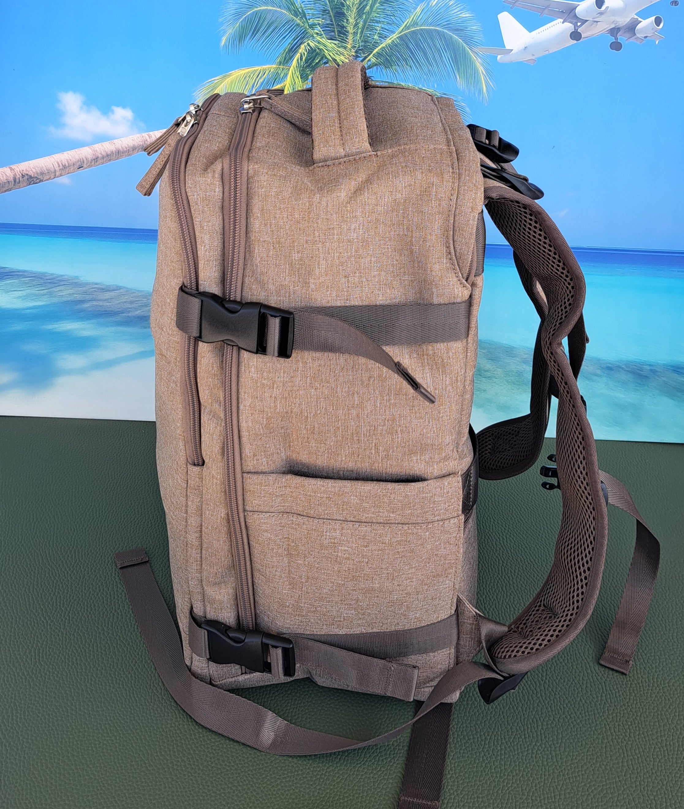 Zaino Ryanair misure cm 40x30x20 in Juta Sabbia del Deserto