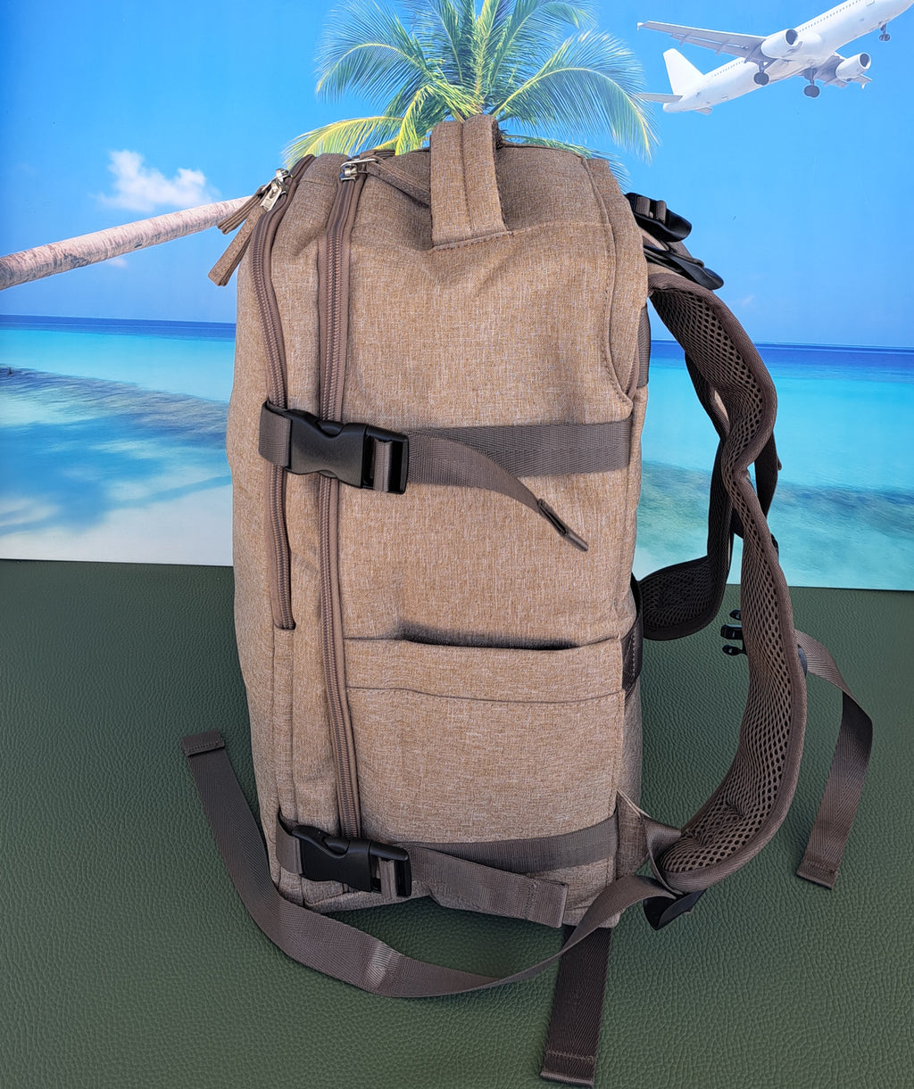 Zaino Ryanair misure cm 40x30x20 in Juta Sabbia del Deserto