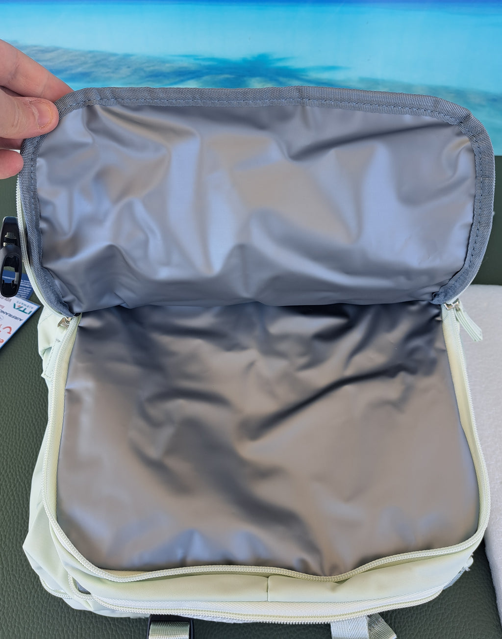 Zaino da Viaggio Bagaglio a Mano Ryanair COLORE MELA VERDE cm 40 x 30 x 20 No Supplementi! No Extra Fees!