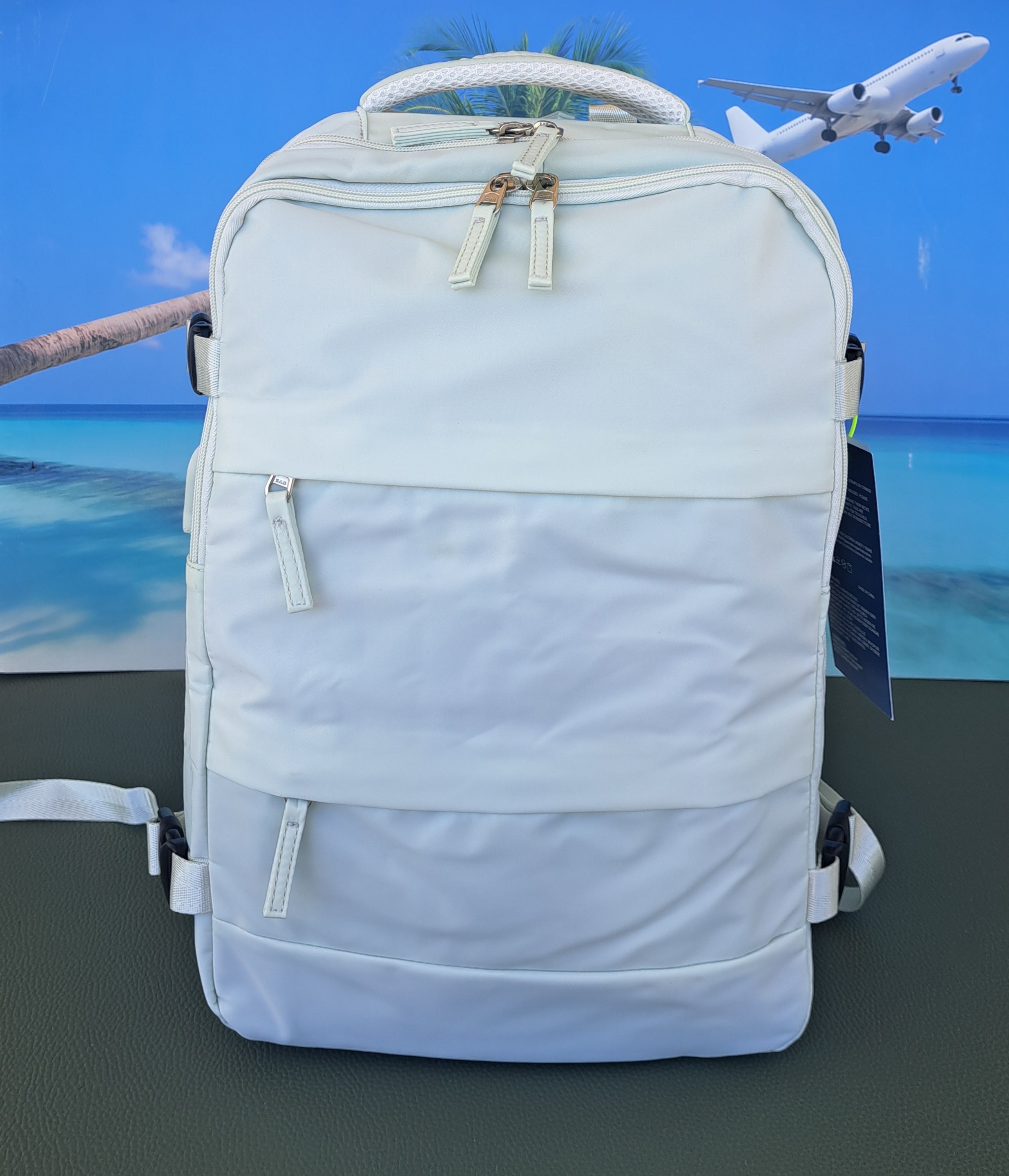 Zaino da Viaggio Bagaglio a Mano Ryanair COLORE MELA VERDE cm 40 x 30 x 20 No Supplementi! No Extra Fees!