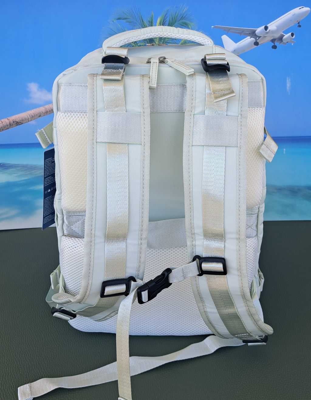 Zaino da Viaggio Bagaglio a Mano Ryanair COLORE MELA VERDE cm 40 x 30 x 20 No Supplementi! No Extra Fees!