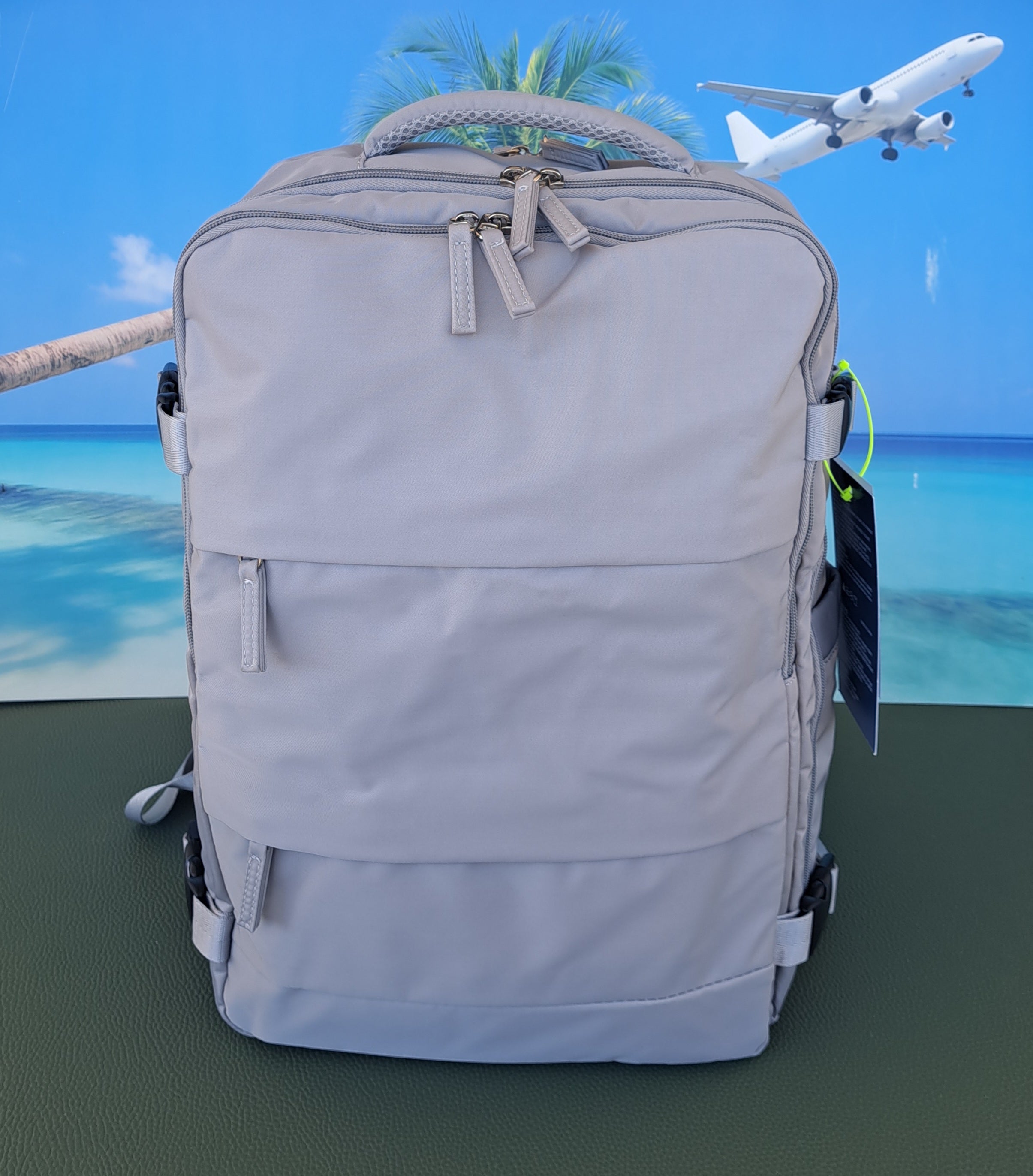 Zaino da Viaggio Bagaglio a Mano Ryanair COLORE GRIGIO cm 40 x 30 x 20 No Supplementi! No Extra Fees!