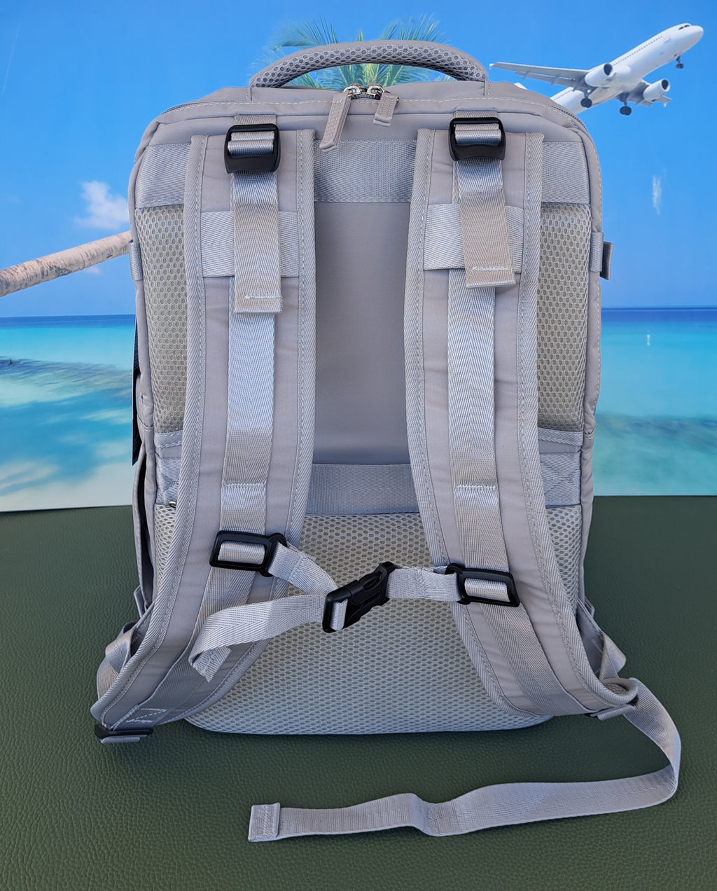 Zaino da Viaggio Bagaglio a Mano Ryanair COLORE GRIGIO cm 40 x 30 x 20 No Supplementi! No Extra Fees!