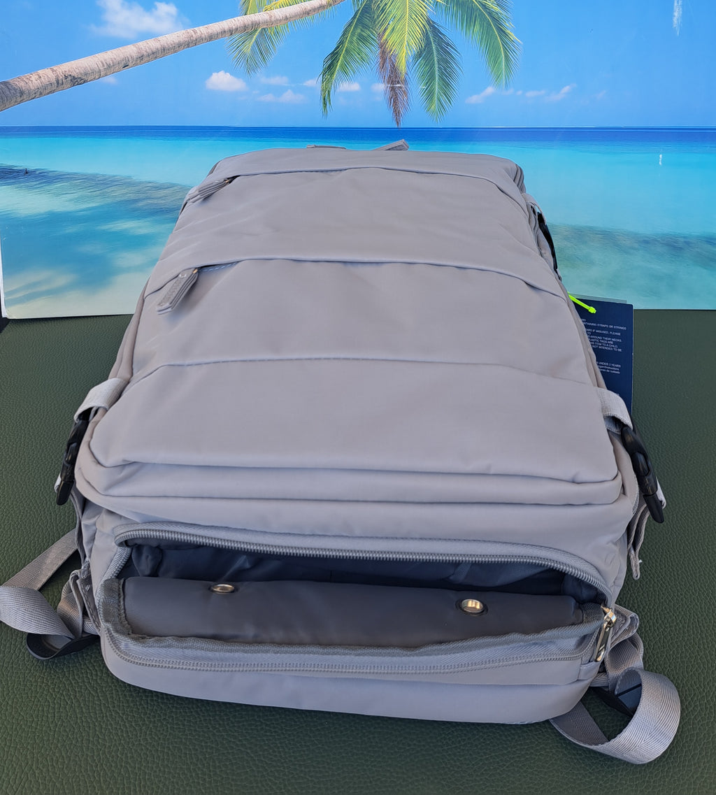 Zaino da Viaggio Bagaglio a Mano Ryanair COLORE GRIGIO cm 40 x 30 x 20 No Supplementi! No Extra Fees!