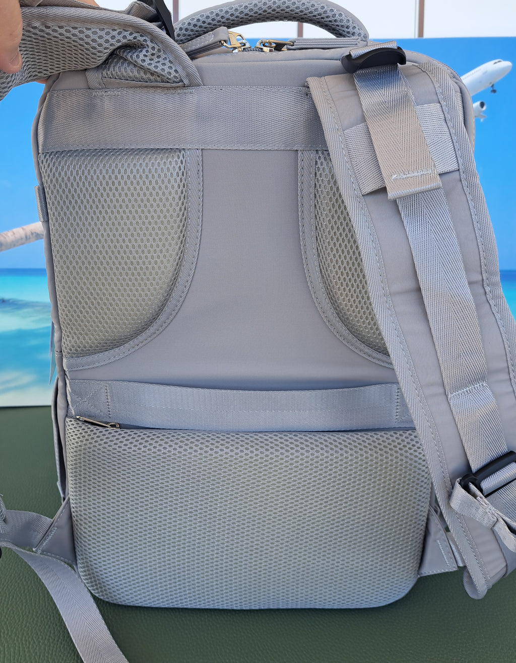 Zaino da Viaggio Bagaglio a Mano Ryanair COLORE GRIGIO cm 40 x 30 x 20 No Supplementi! No Extra Fees!