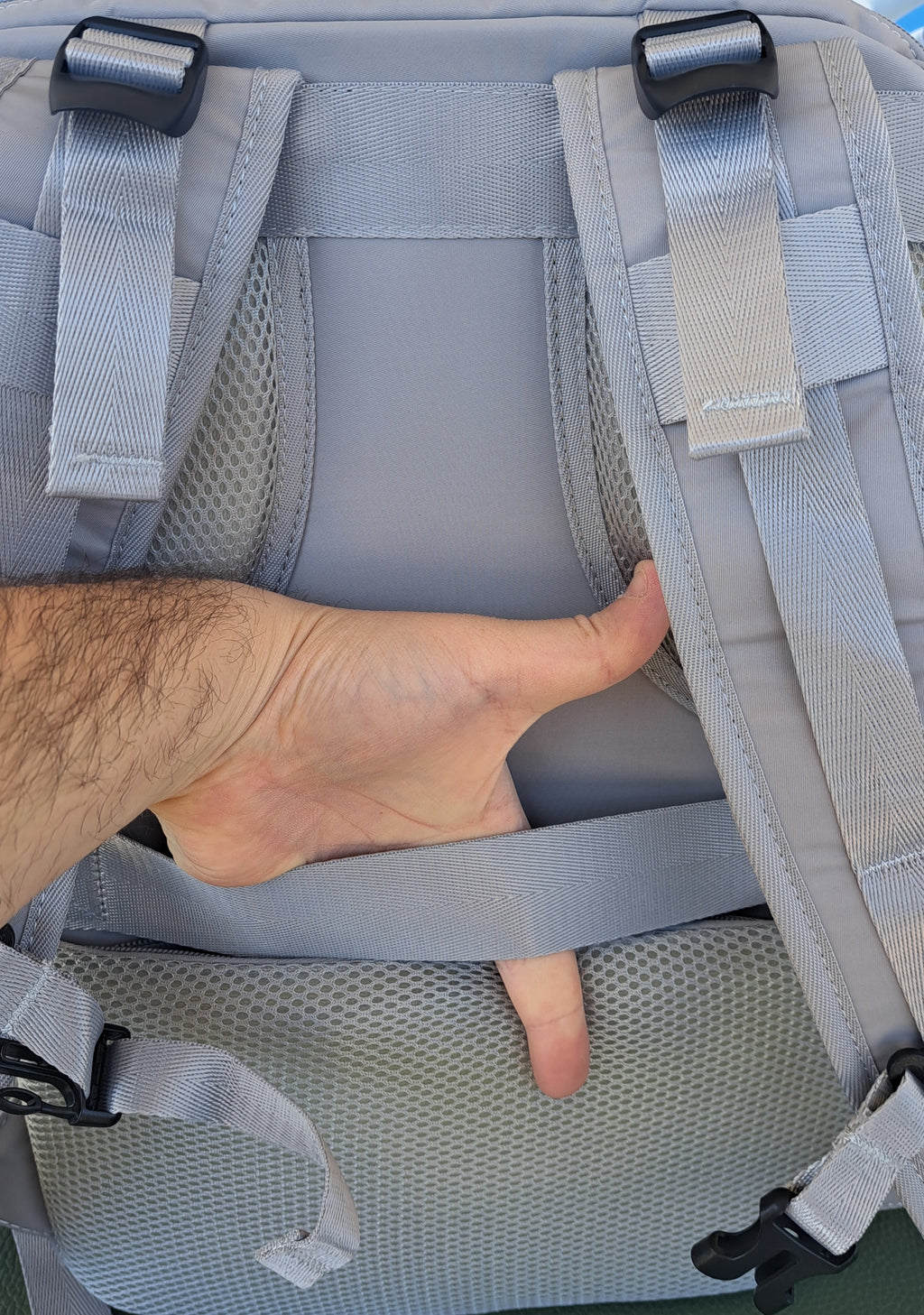 Zaino da Viaggio Bagaglio a Mano Ryanair COLORE GRIGIO cm 40 x 30 x 20 No Supplementi! No Extra Fees!