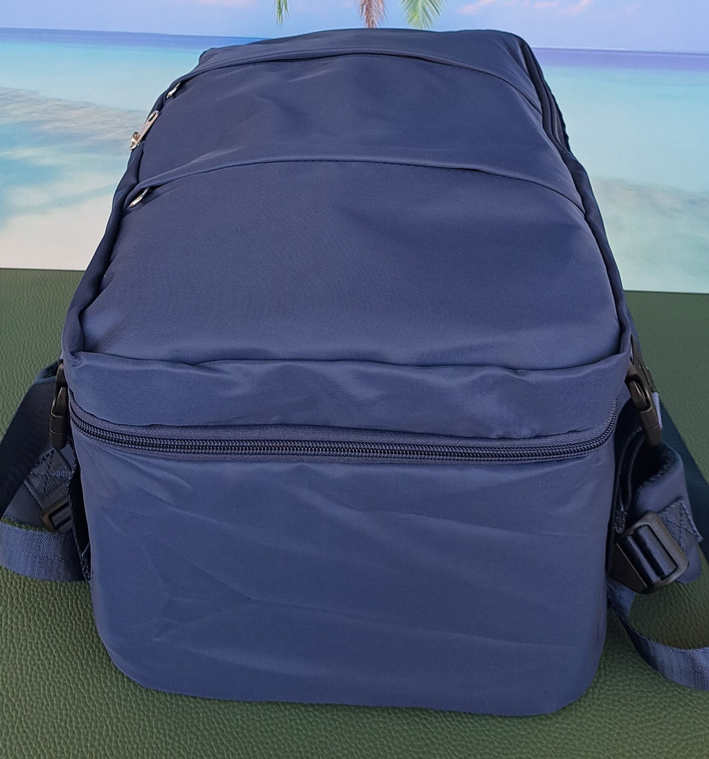 Zaino da Viaggio Bagaglio a Mano Ryanair Easyjet WizzAir 40x30x20 no supplementi! Blu