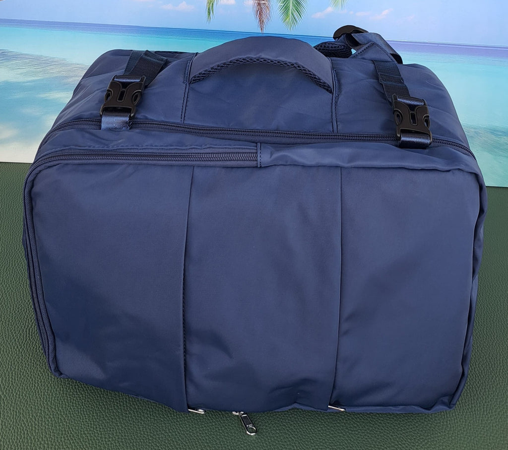 Zaino da Viaggio Bagaglio a Mano Ryanair Easyjet WizzAir 40x30x20 no supplementi! Blu