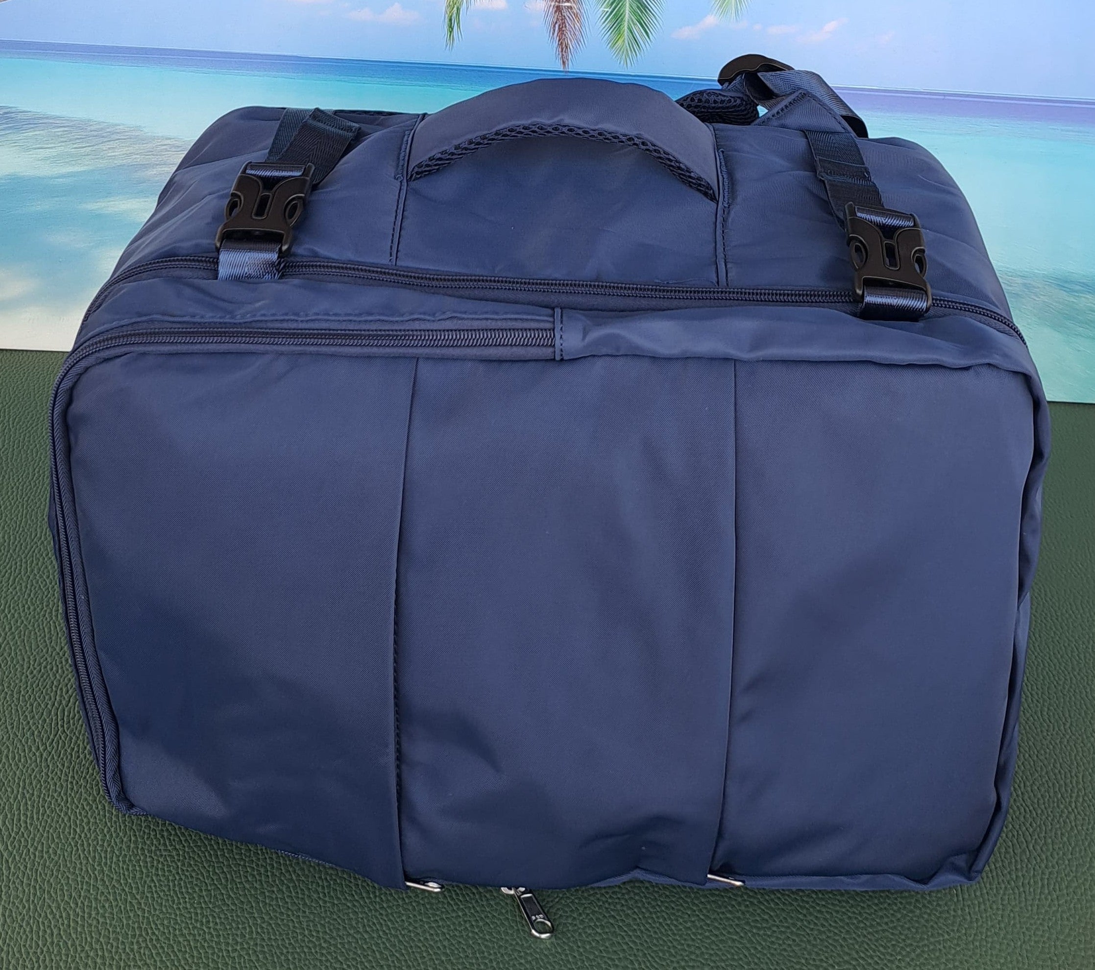 Zaino da Viaggio Bagaglio a Mano Ryanair Easyjet WizzAir 40x30x20 no supplementi! Blu