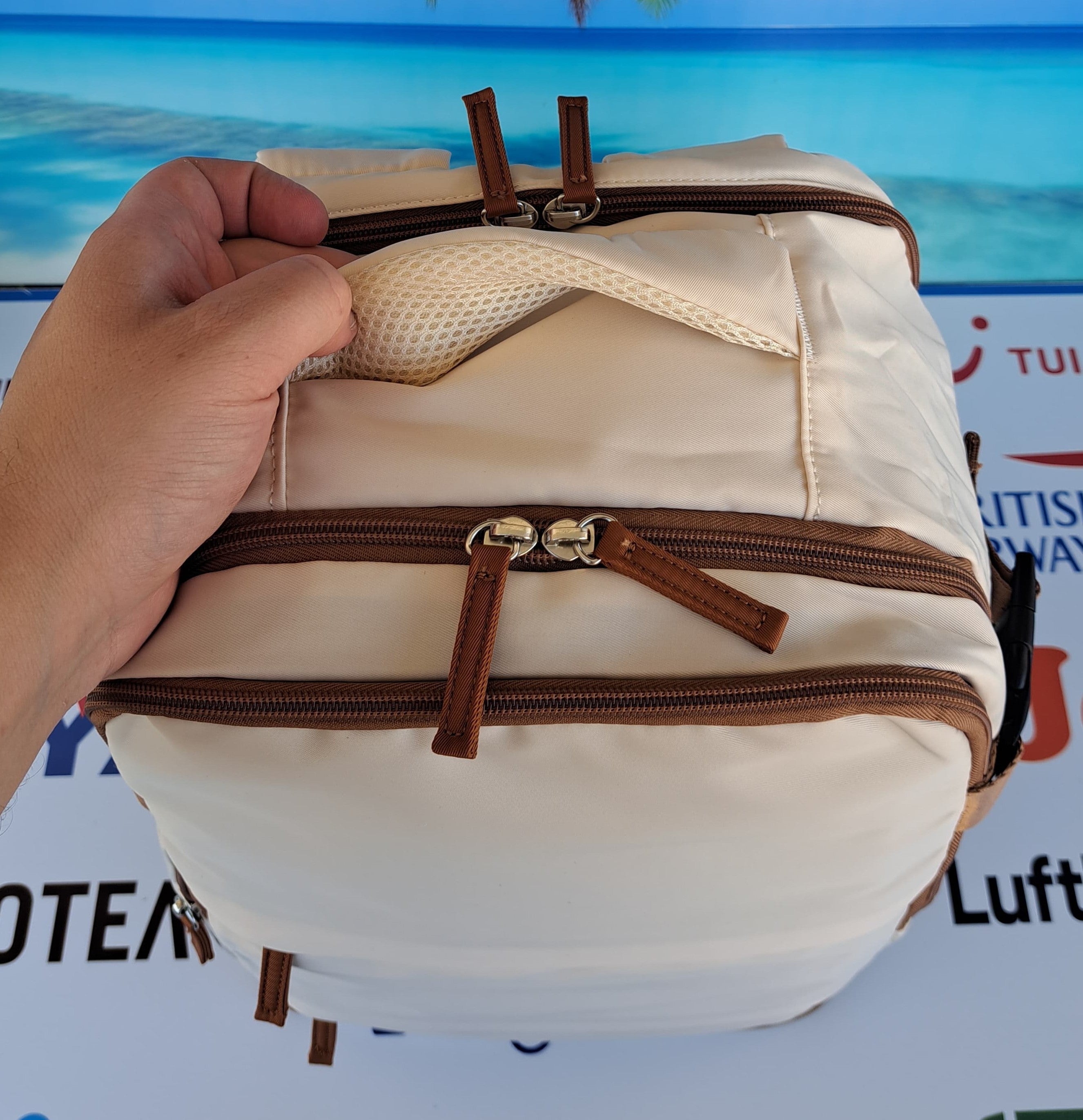 Zaino da Viaggio Bagaglio a Mano Ryanair 40 x 30 x 20 No Supplementi! No Extra Fees!