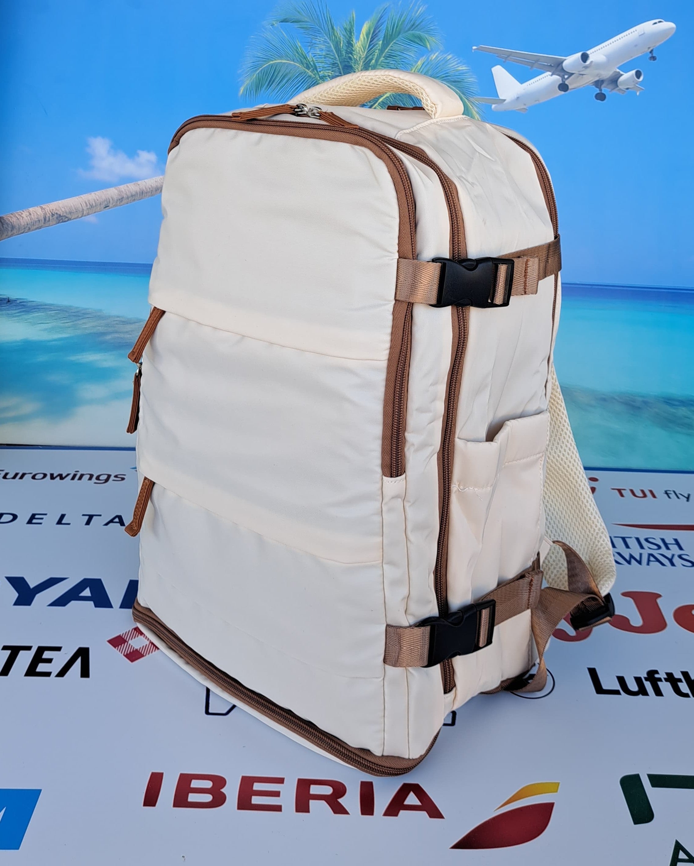 Zaino da Viaggio Bagaglio a Mano Ryanair 40 x 30 x 20 No Supplementi! No Extra Fees!