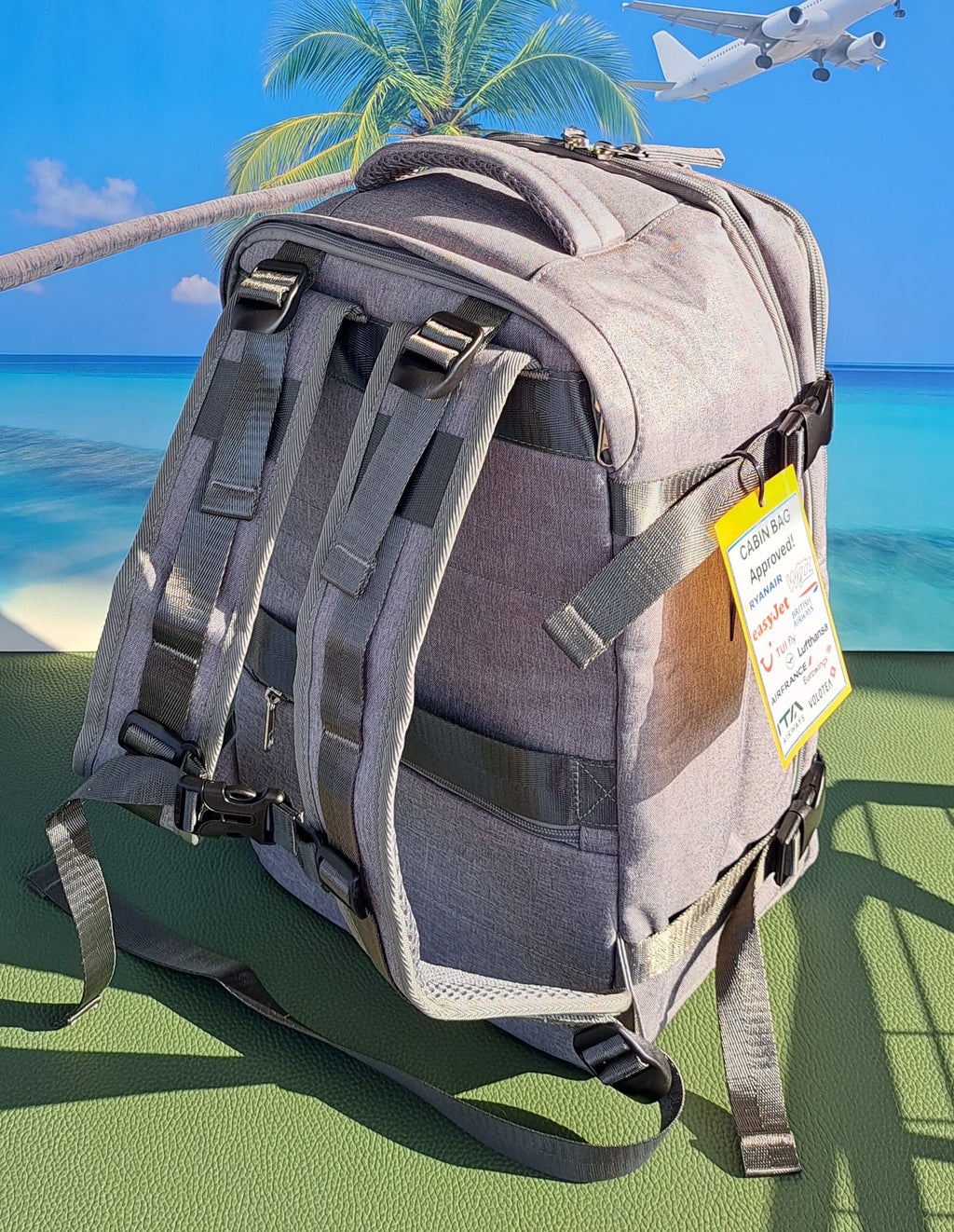 Zaino Ryanair misure cm 40x30x20 in Juta