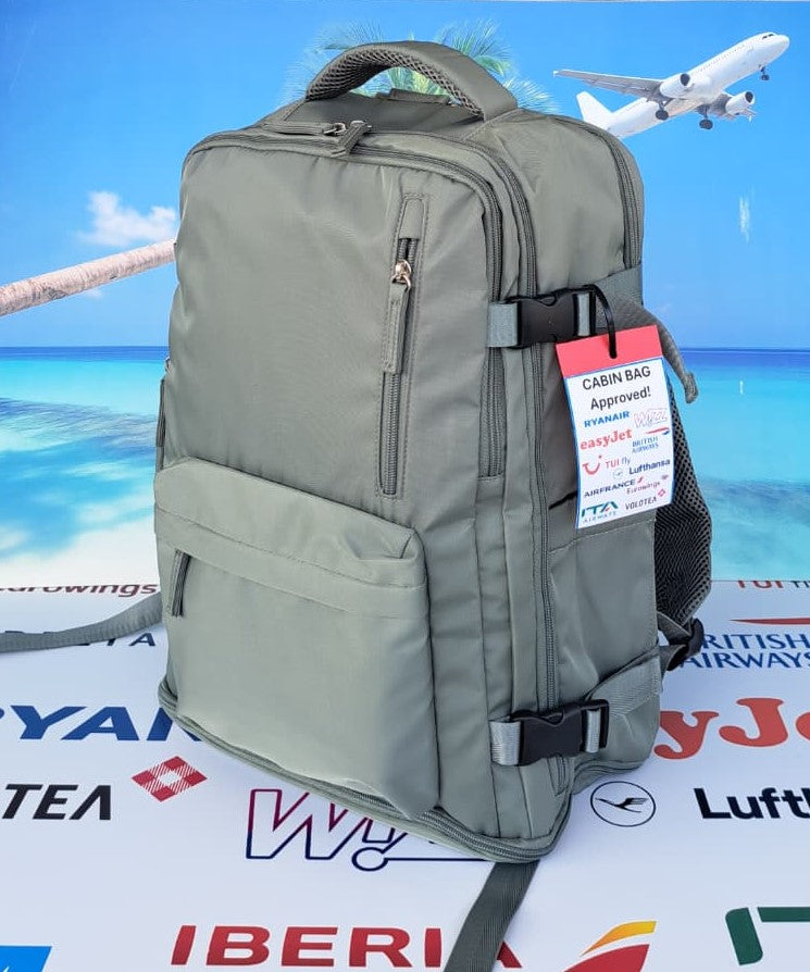 Zaino Ryanair Bagaglio a Mano gratuito 40x30x20 Verde