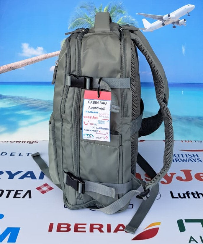 Zaino Ryanair Bagaglio a Mano gratuito 40x30x20 Verde