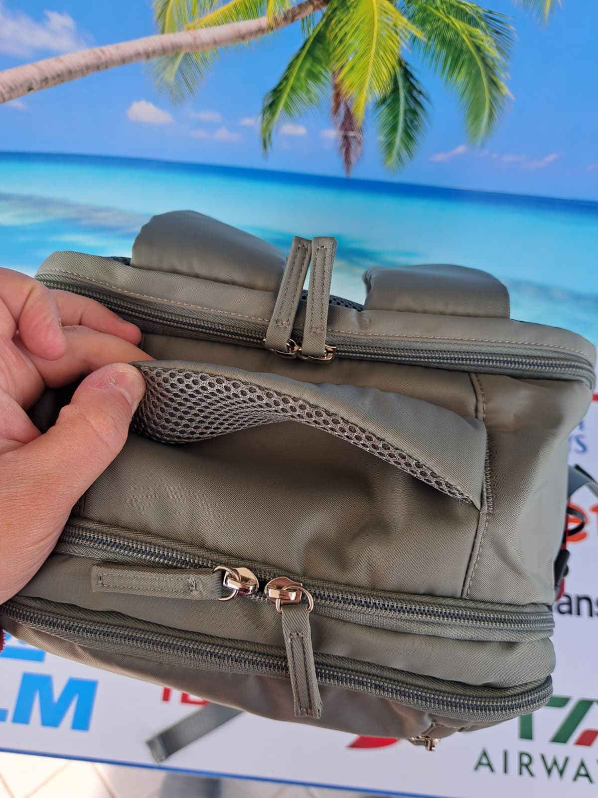 Zaino Ryanair Bagaglio a Mano gratuito 40x30x20 Verde