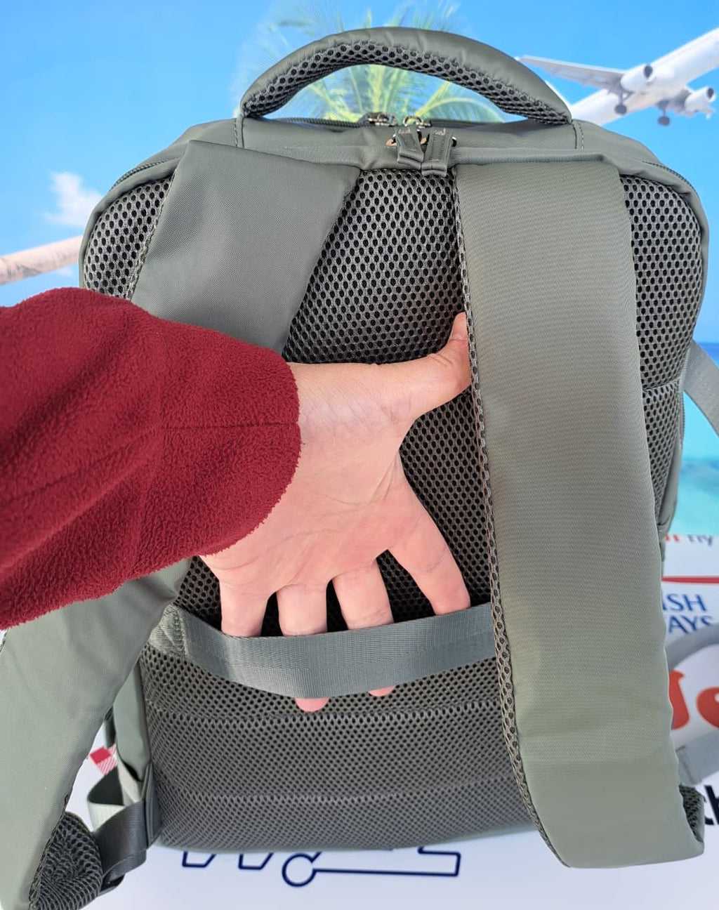 Zaino Ryanair Bagaglio a Mano gratuito 40x30x20 Verde