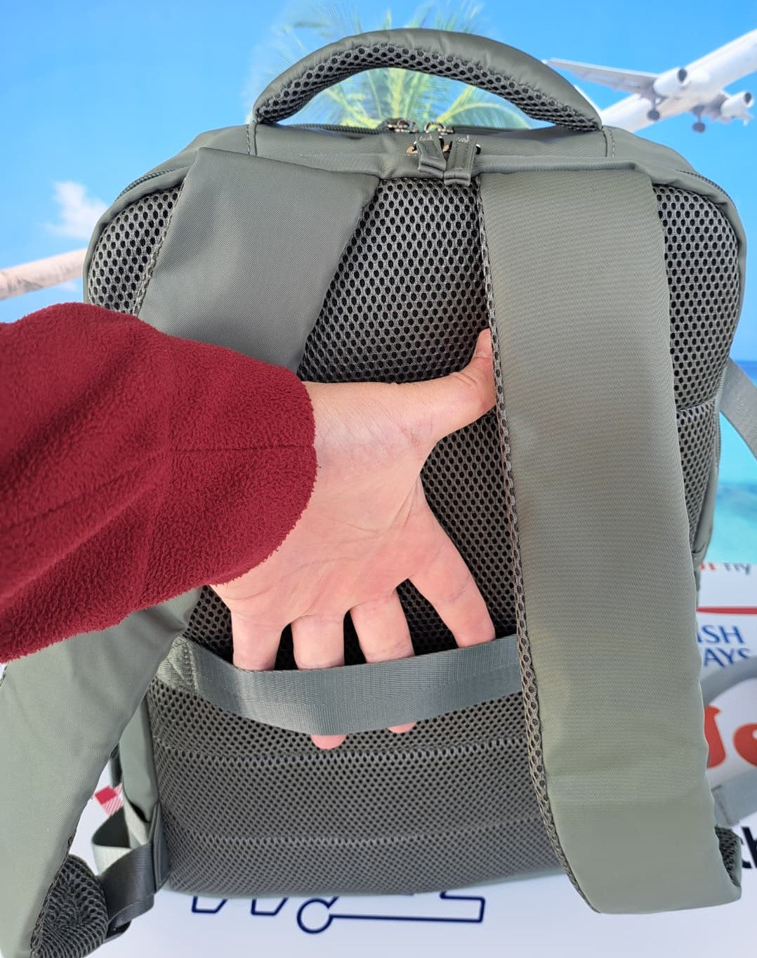 Zaino Ryanair Bagaglio a Mano gratuito 40x30x20 Verde