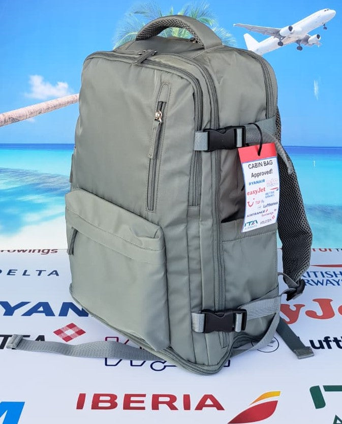 Zaino Ryanair Bagaglio a Mano gratuito 40x30x20 Verde