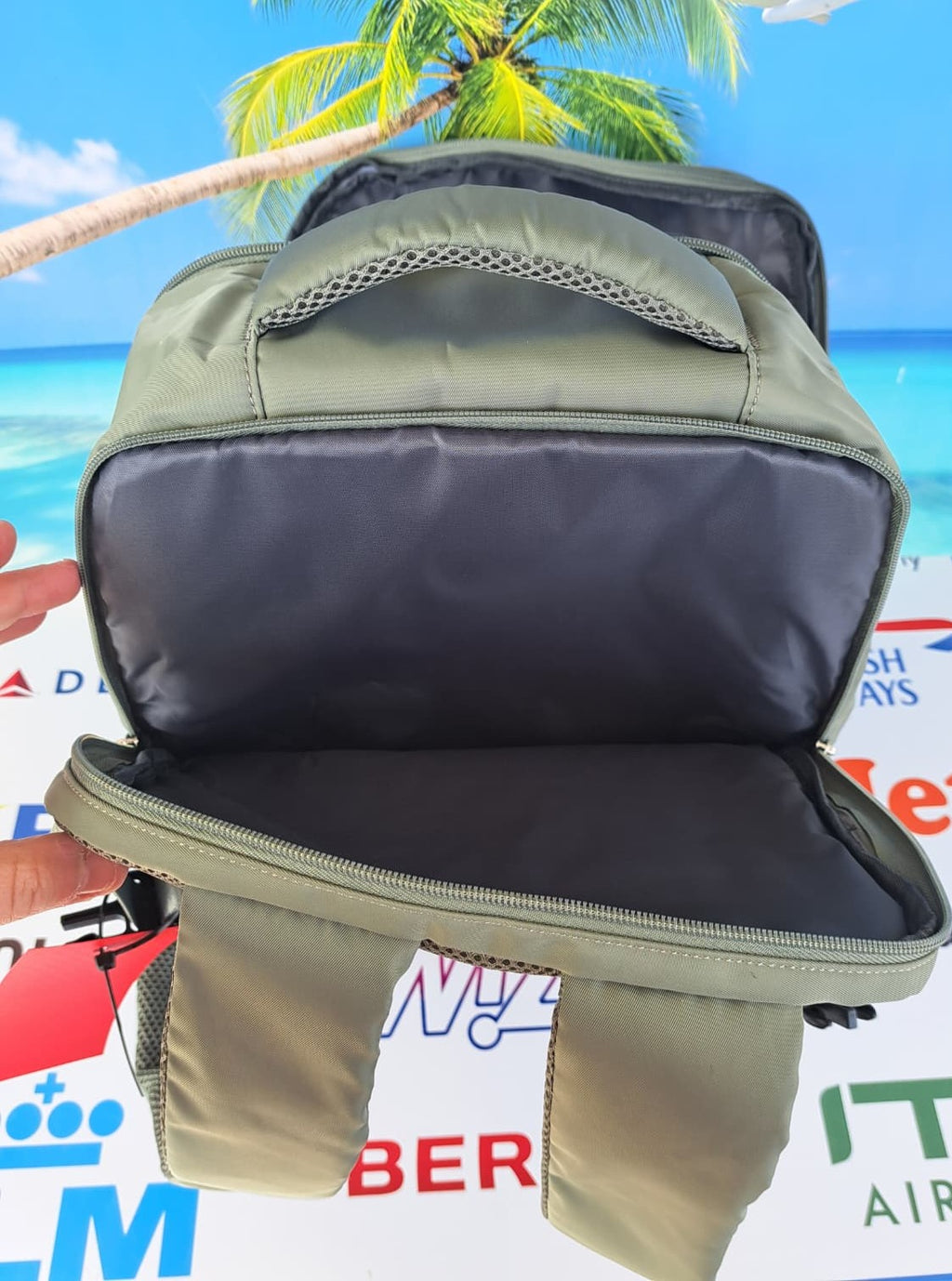 Zaino Ryanair Bagaglio a Mano gratuito 40x30x20 Verde