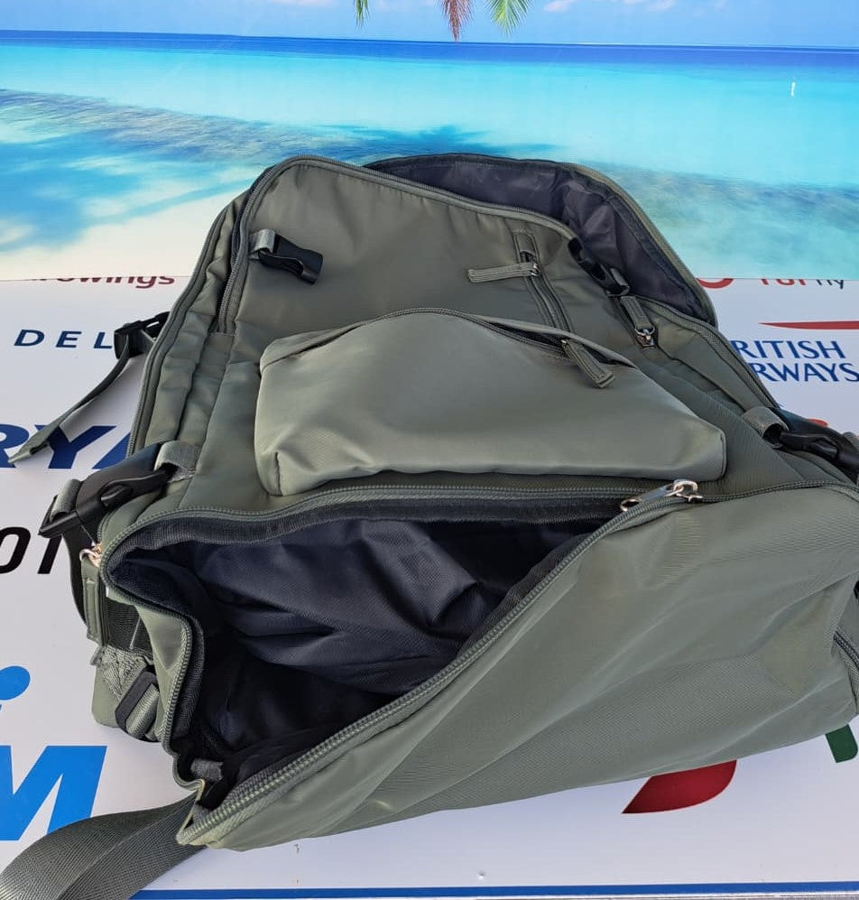 Zaino Ryanair Bagaglio a Mano gratuito 40x30x20 Verde