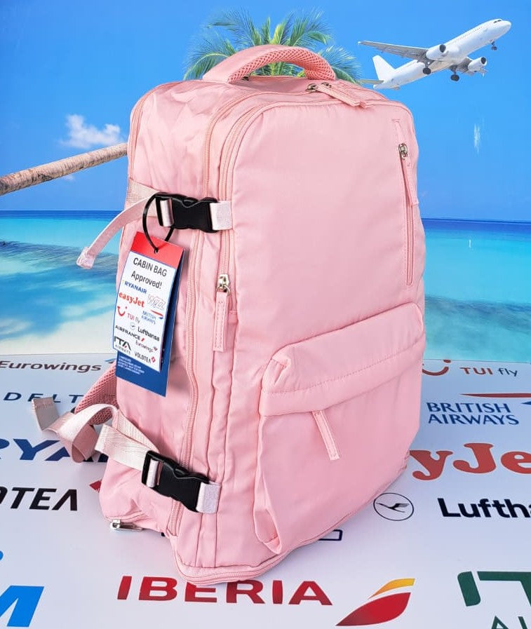 Zaino Ryanair Bagaglio a Mano gratuito 40x30x20 Rosa Barbie