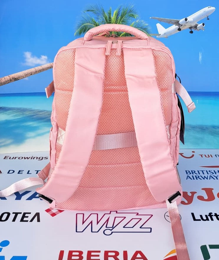 Zaino Ryanair Bagaglio a Mano gratuito 40x30x20 Rosa Barbie