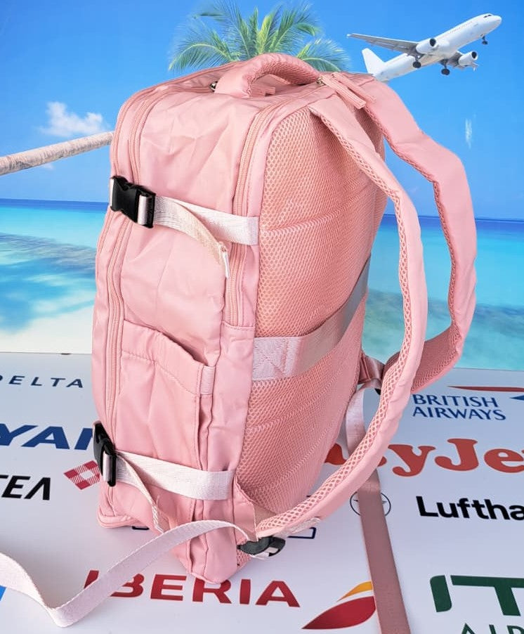 Zaino Ryanair Bagaglio a Mano gratuito 40x30x20 Rosa Barbie