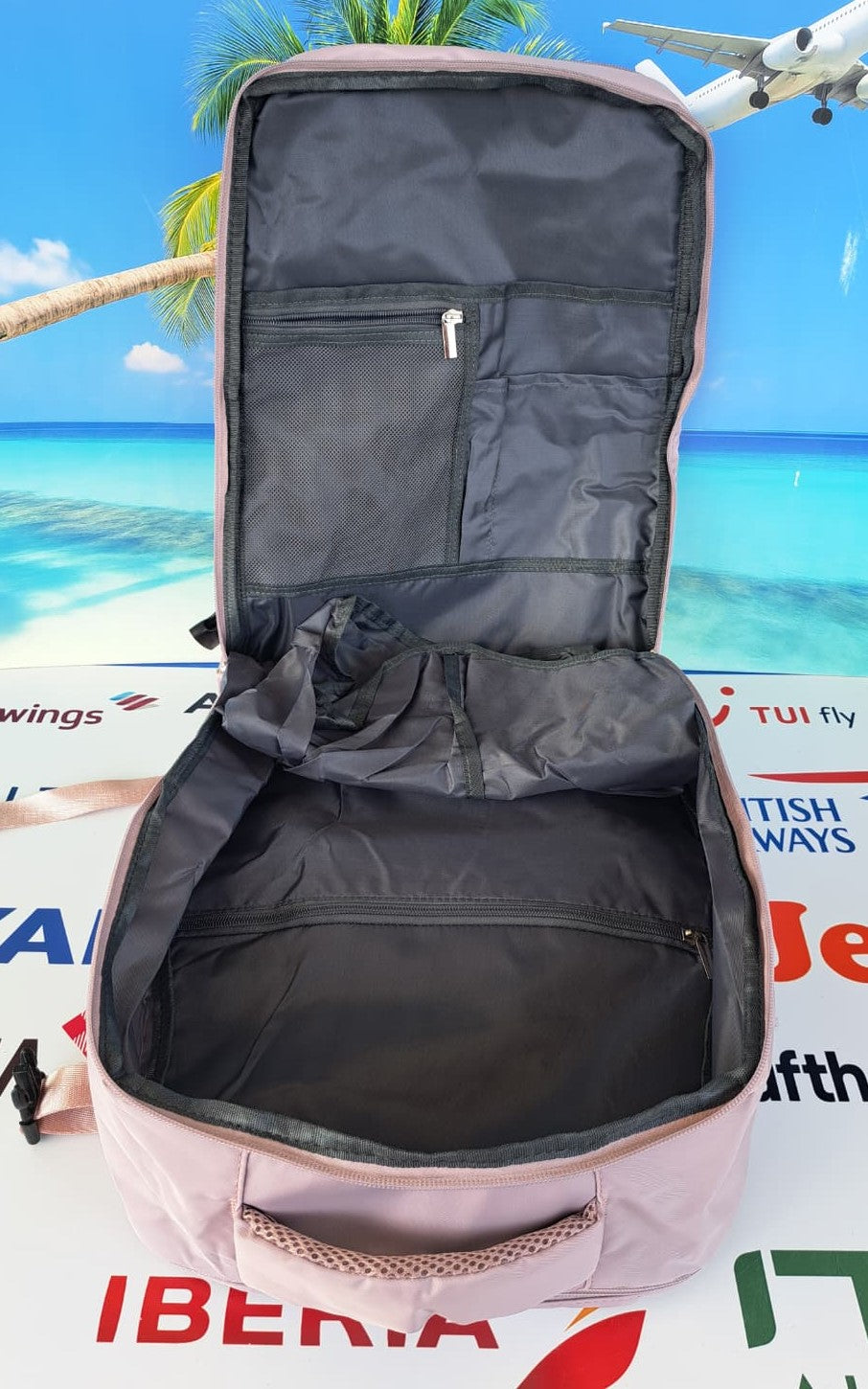 Zaino Ryanair Bagaglio a Mano gratuito 40x30x20 Lilla