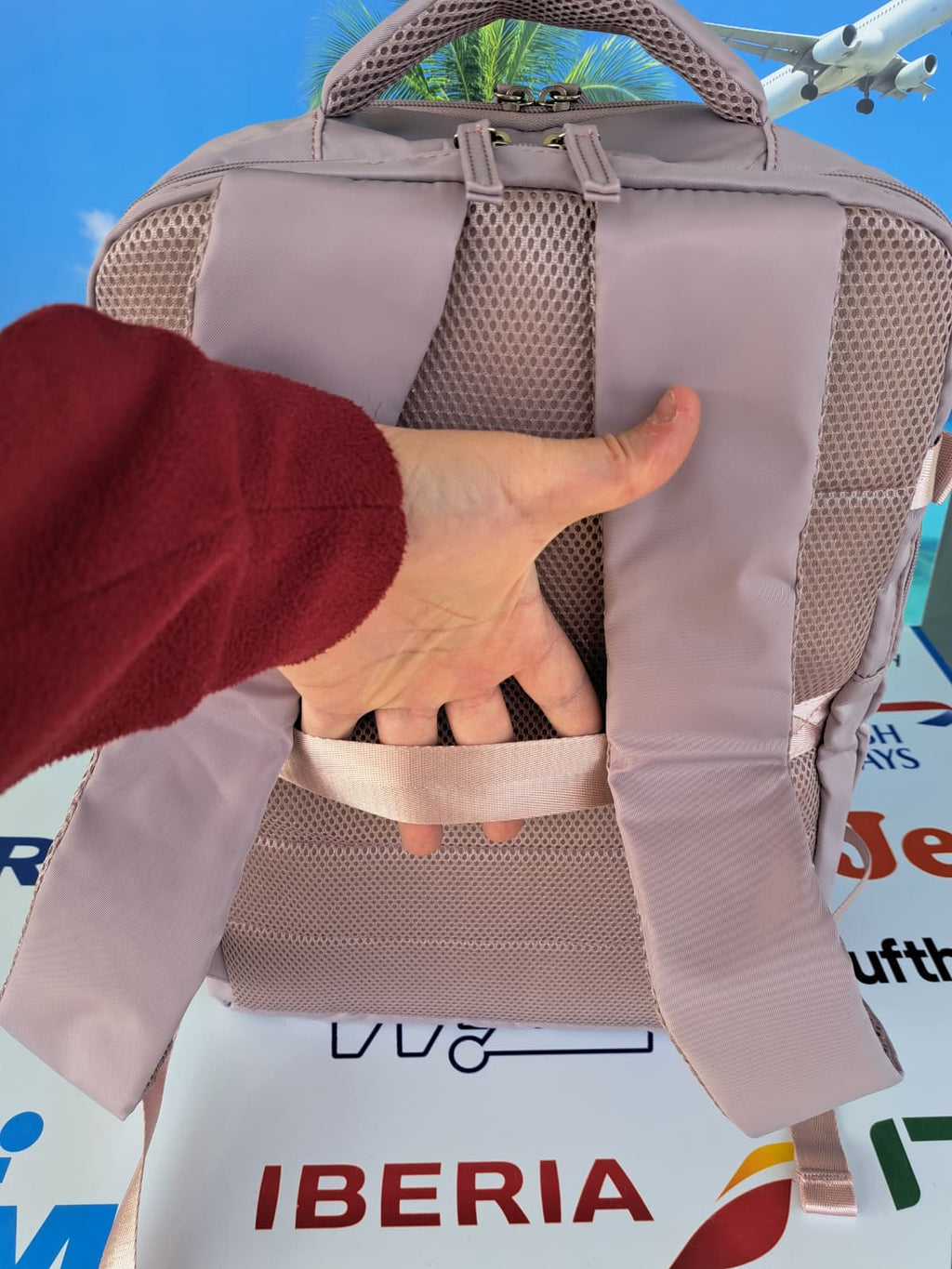 Zaino Ryanair Bagaglio a Mano gratuito 40x30x20 Lilla
