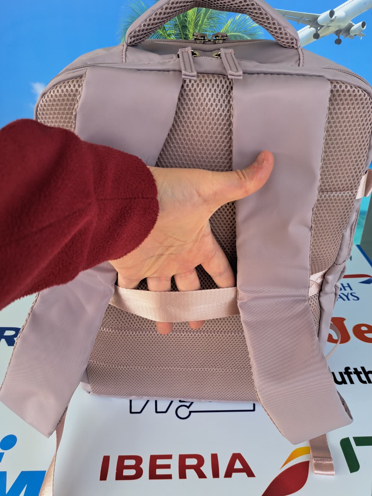 Zaino Ryanair Bagaglio a Mano gratuito 40x30x20 Lilla