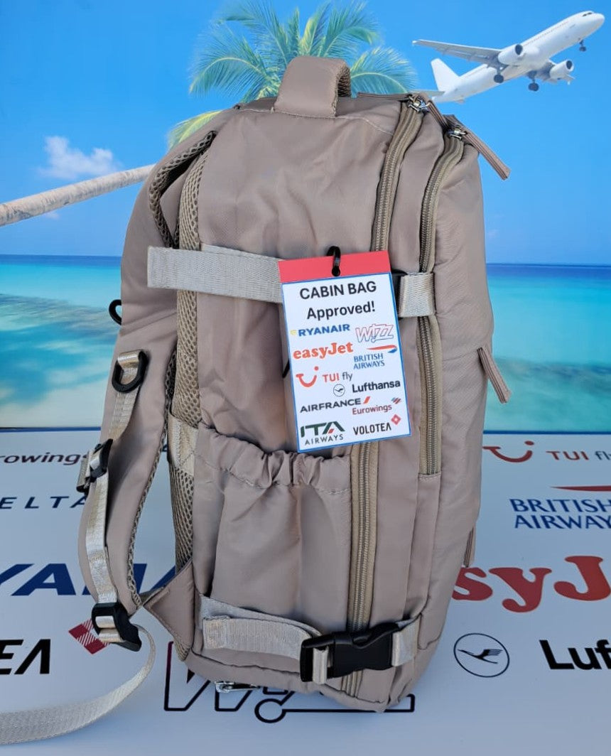 Zaino da Viaggio Bagaglio a Mano Ryanair 40 x 30 x 20 No Supplementi! No Extra Fees!
