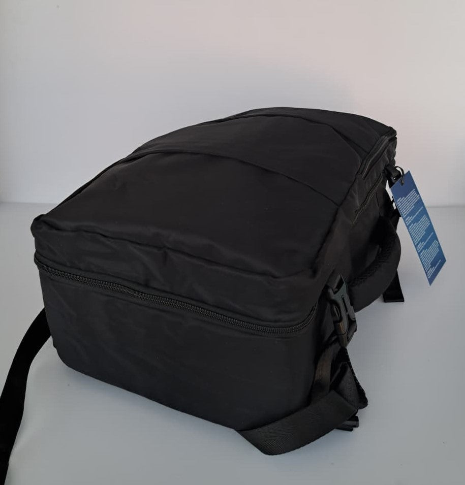 Zaino da Viaggio Bagaglio a Mano Ryanair Easyjet WizzAir 40x30x20 no supplementi! Nero