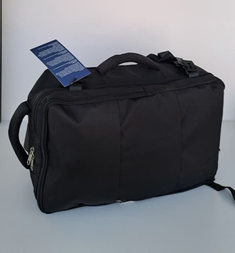 Zaino da Viaggio Bagaglio a Mano Ryanair Easyjet WizzAir 40x30x20 no supplementi! Nero