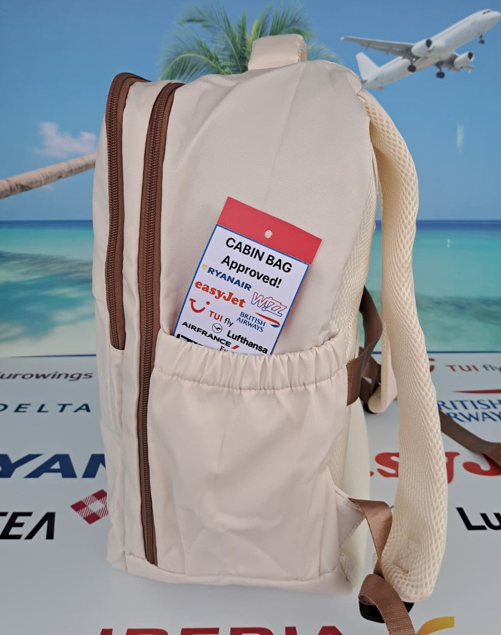 Zaino da Viaggio Bagaglio a Mano Ryanair 40 x 30 x 20 No Supplementi! No Extra Fees!
