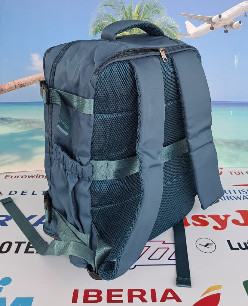 Zaino da Viaggio Bagaglio a Mano Ryanair 40 x 30 x 20 No Supplementi! No Extra Fees!