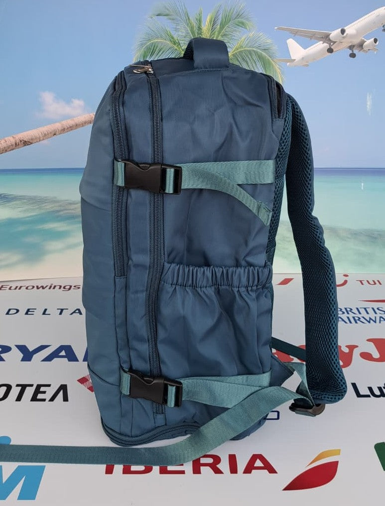 Zaino da Viaggio Bagaglio a Mano Ryanair 40 x 30 x 20 No Supplementi! No Extra Fees!