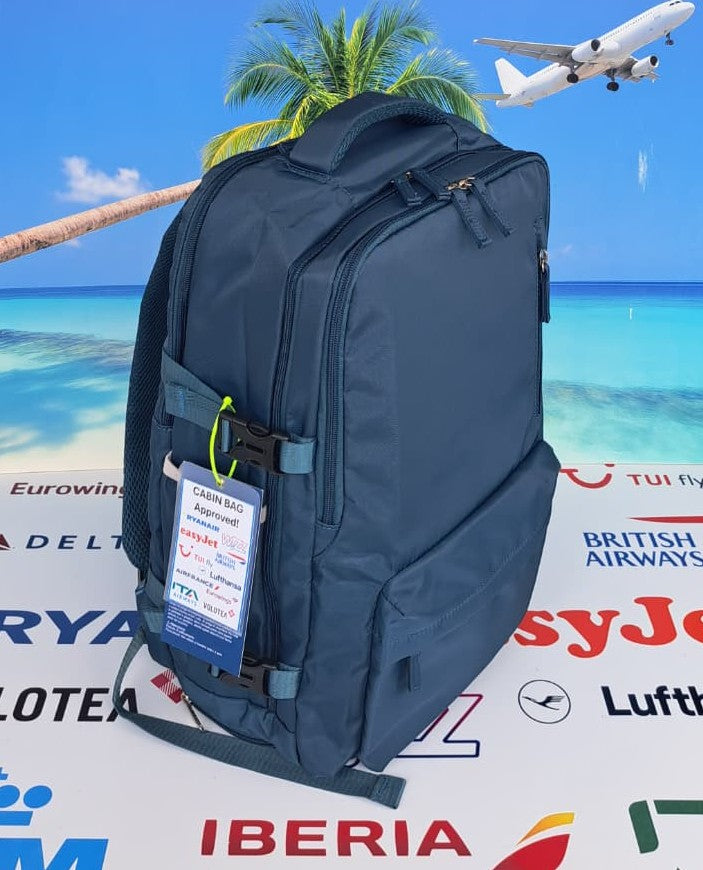 Zaino da Viaggio Bagaglio a Mano Ryanair 40 x 30 x 20 No Supplementi! No Extra Fees!