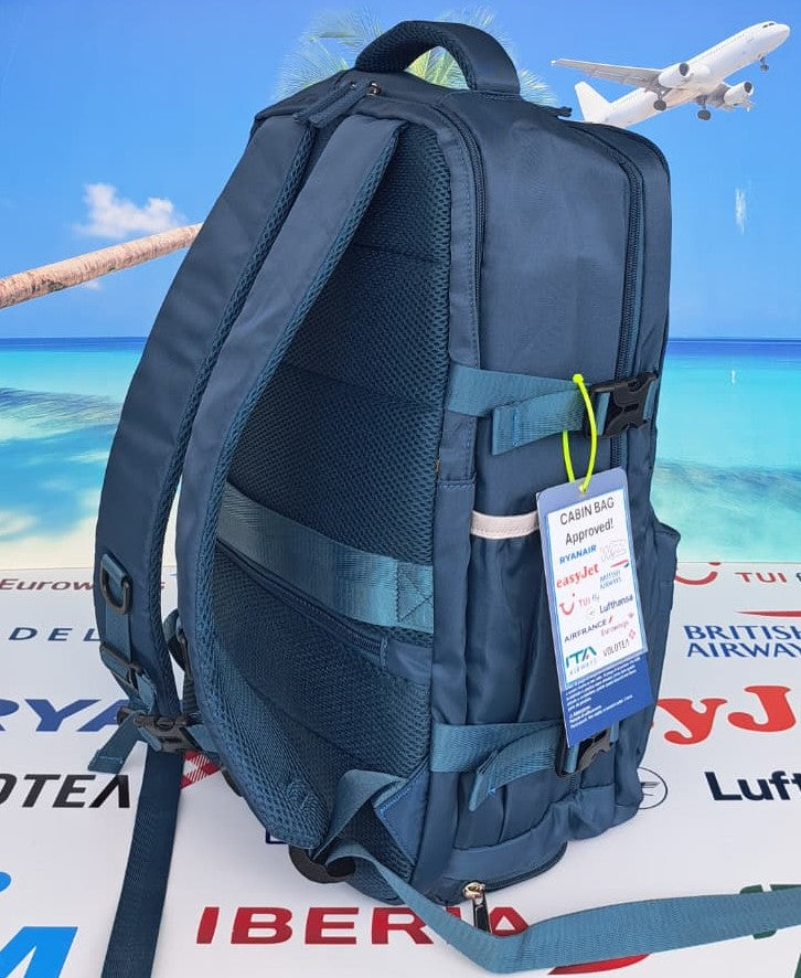 Zaino da Viaggio Bagaglio a Mano Ryanair 40 x 30 x 20 No Supplementi! No Extra Fees!