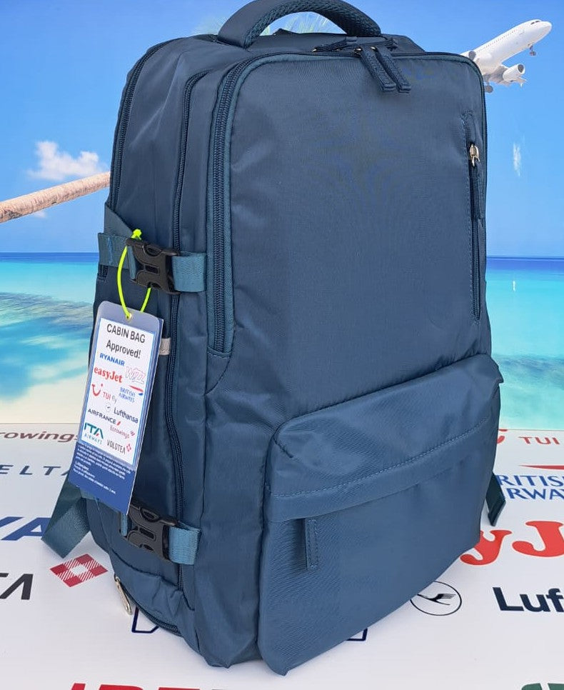 Zaino da Viaggio Bagaglio a Mano Ryanair 40 x 30 x 20 No Supplementi! No Extra Fees!