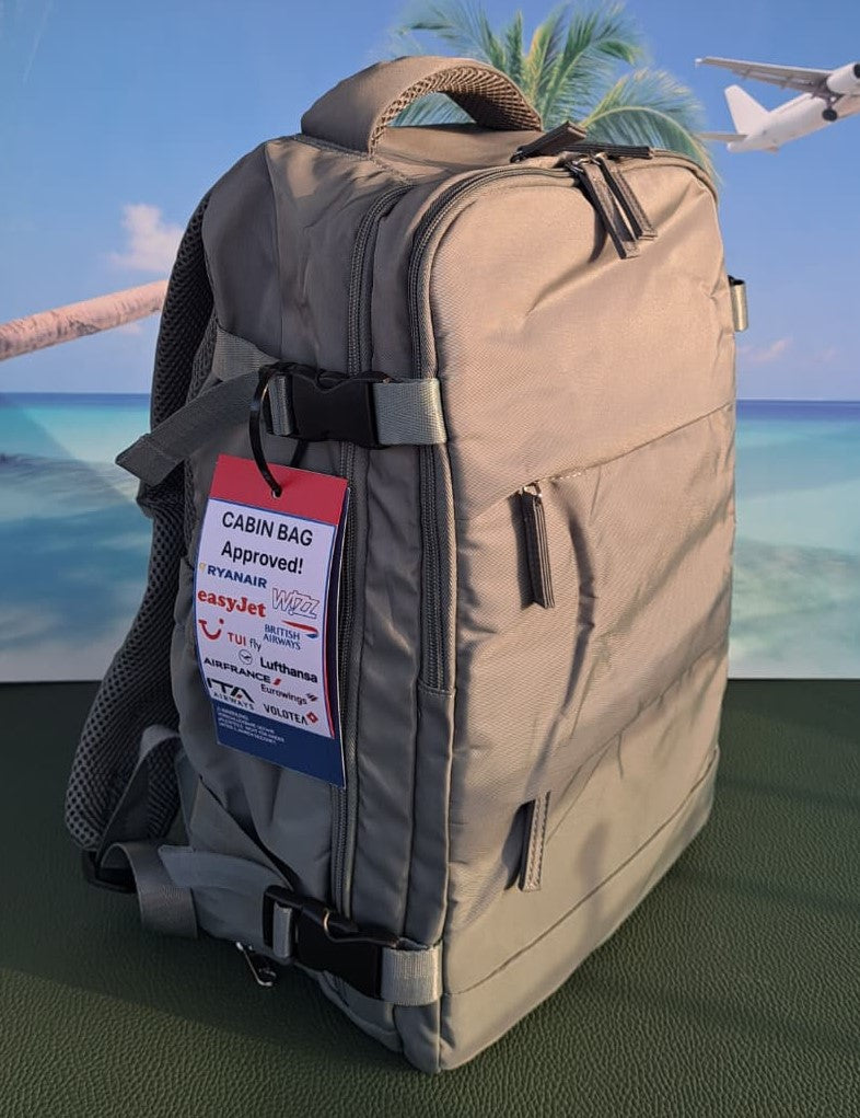 Zaino da Viaggio Bagaglio a Mano Ryanair 40 x 30 x 20 No Supplementi! No Extra Fees!