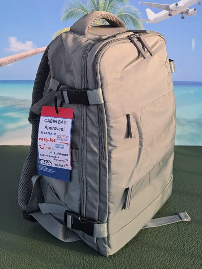 Zaino da Viaggio Bagaglio a Mano Ryanair 40 x 30 x 20 No Supplementi! No Extra Fees!