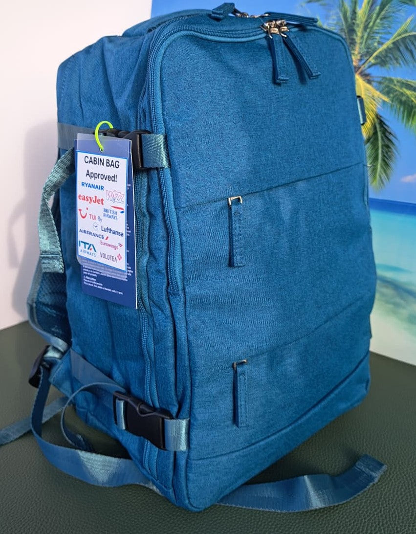 Zaino da Viaggio Bagaglio a Mano Ryanair 40 x 30 x 20 No Supplementi! No Extra Fees!