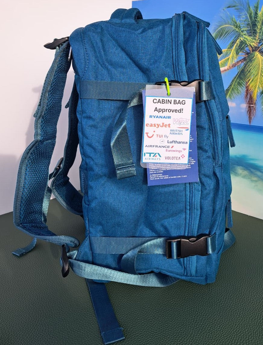 Zaino da Viaggio Bagaglio a Mano Ryanair 40 x 30 x 20 No Supplementi! No Extra Fees!
