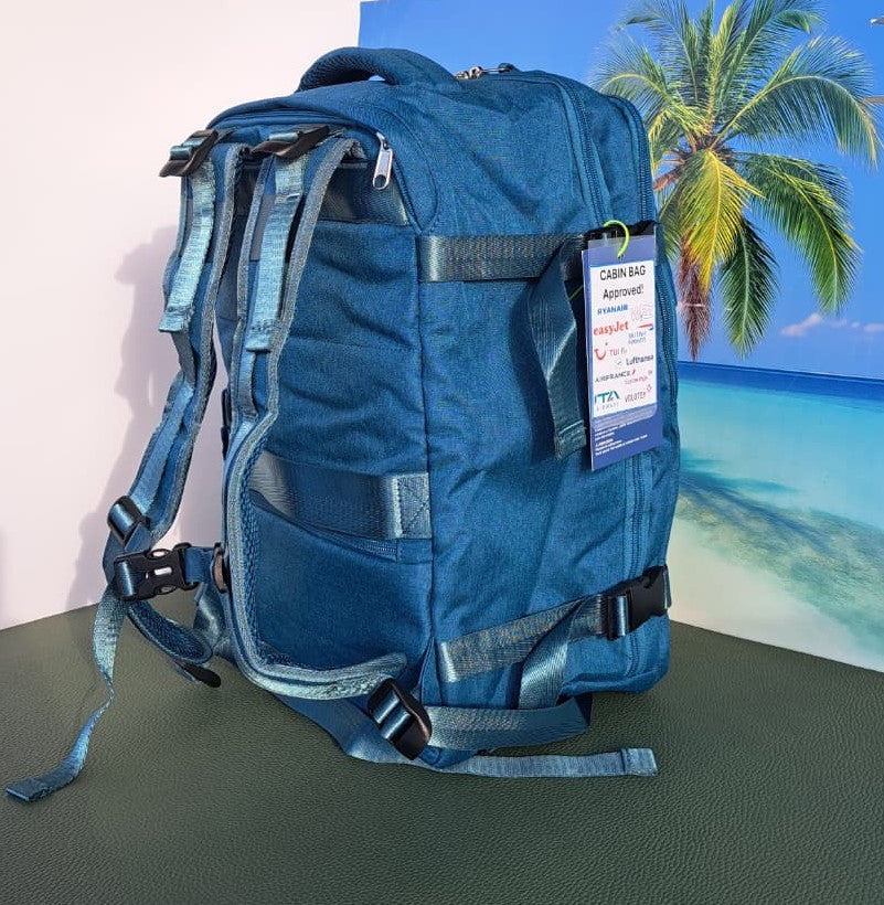 Zaino da Viaggio Bagaglio a Mano Ryanair 40 x 30 x 20 No Supplementi! No Extra Fees!