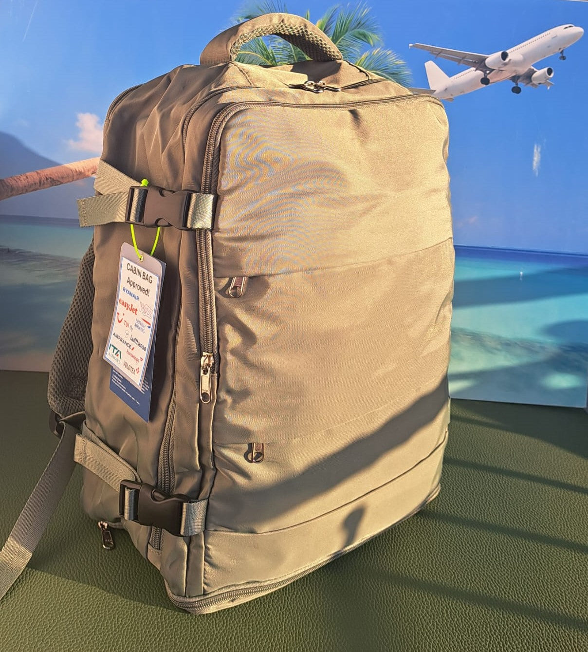 Zaino da Viaggio Bagaglio a Mano Ryanair 40 x 30 x 20 No Supplementi! No Extra Fees!