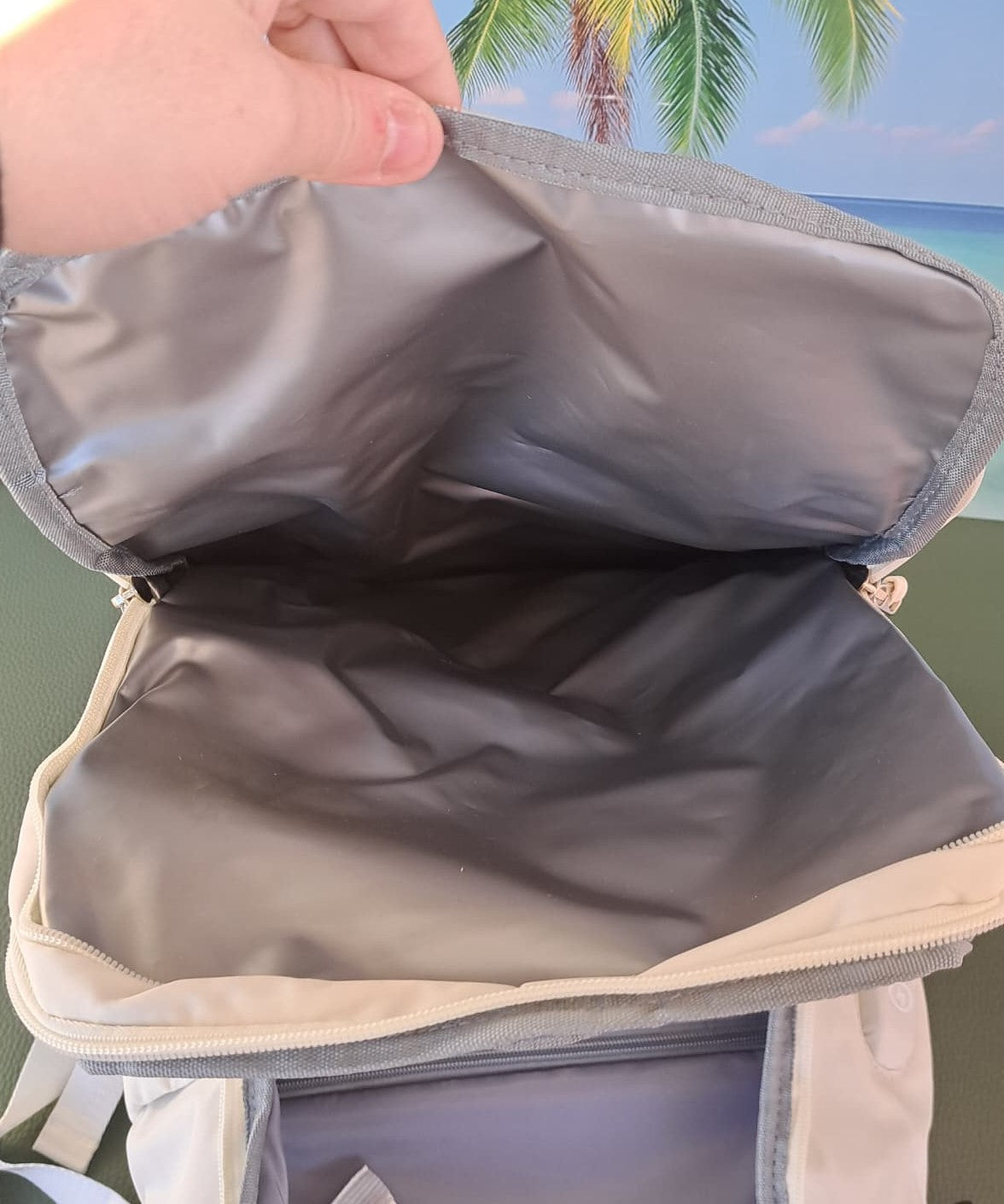 Zaino da Viaggio Bagaglio a Mano Ryanair COLORE BIANCO GHIACCIO cm 40 x 30 x 20 No Supplementi! No Extra Fees!