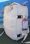 Zaino da Viaggio Bagaglio a Mano Ryanair COLORE BIANCO GHIACCIO cm 40 x 30 x 20 No Supplementi! No Extra Fees!