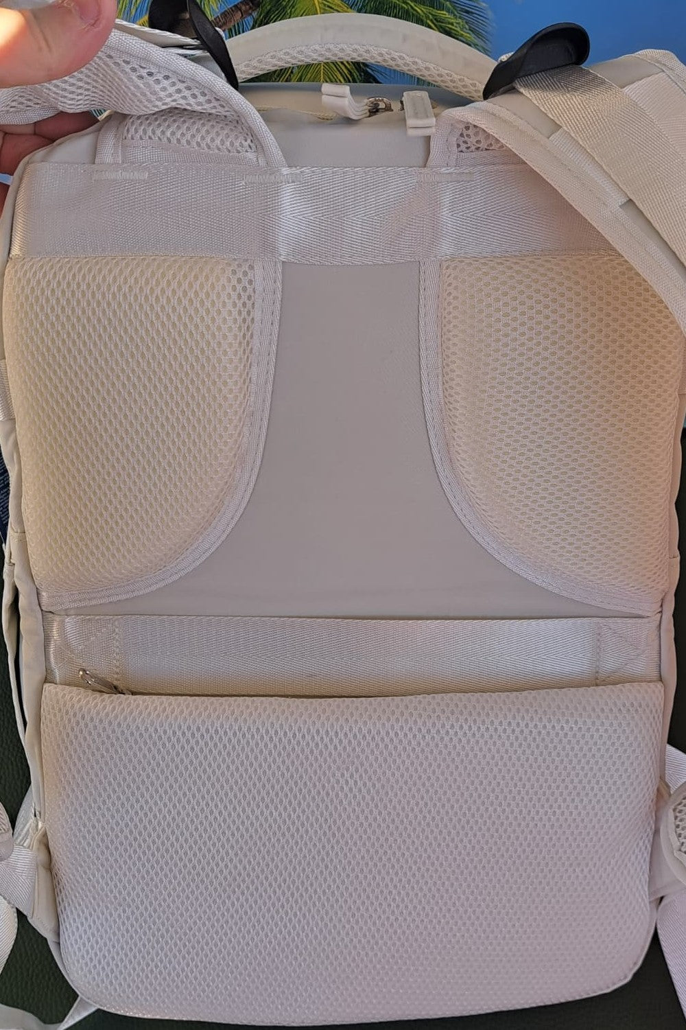 Zaino da Viaggio Bagaglio a Mano Ryanair COLORE BIANCO GHIACCIO cm 40 x 30 x 20 No Supplementi! No Extra Fees!